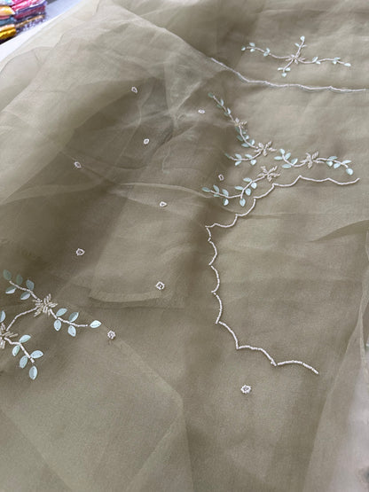 Organza Work Fancy Appliqué Work-M24
