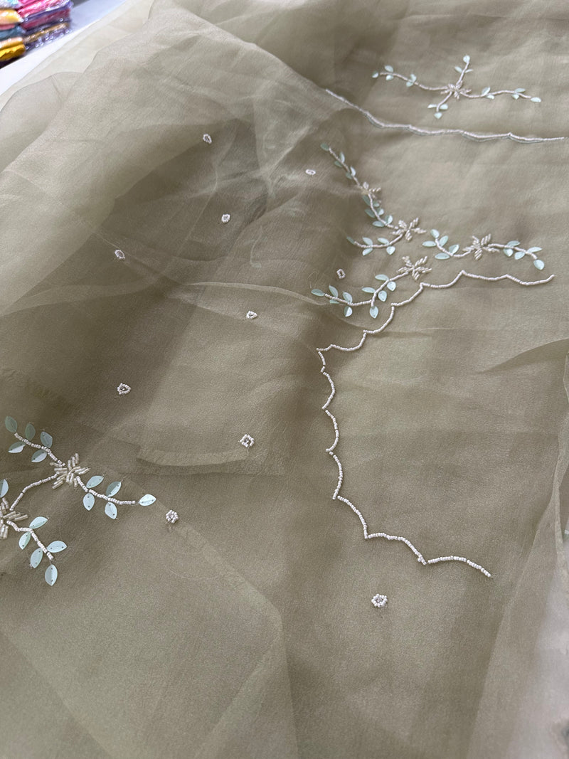Organza Work Fancy Appliqué Work-M24