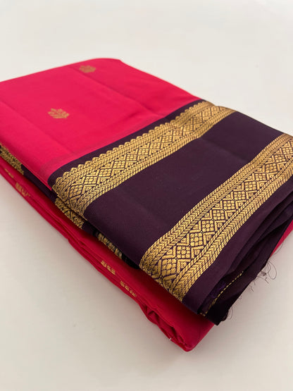 Pure Kanchipuram silk saree with silk mark certified