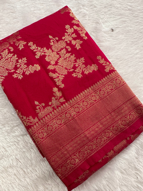 Banarsi Crape Silk-JU8