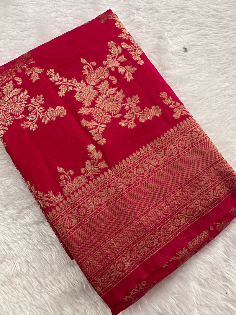 Banarsi Crape Silk-JU8
