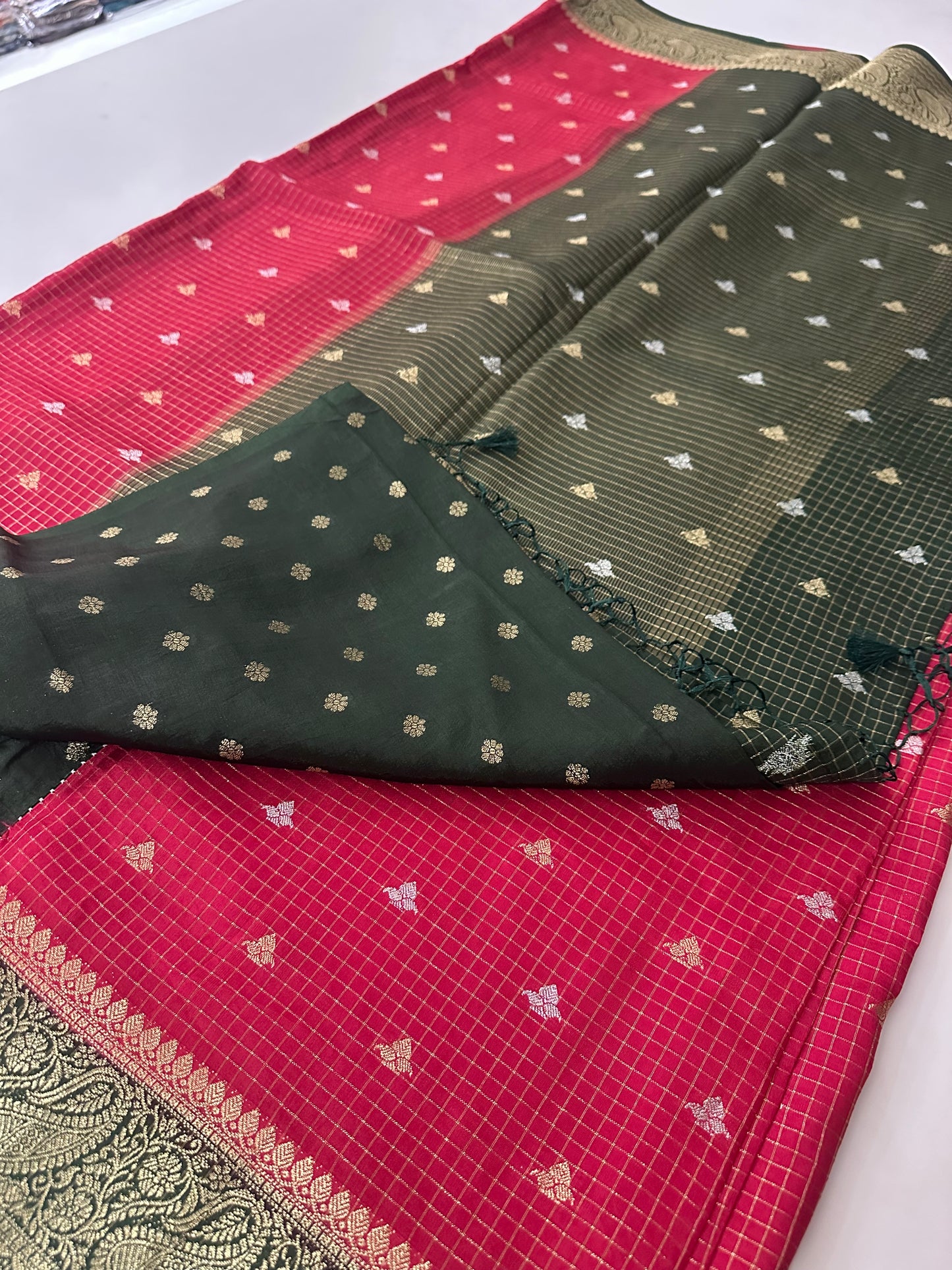 Viscose Banarasi saree-M27