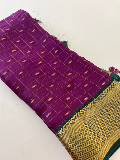 Moonga silk saree