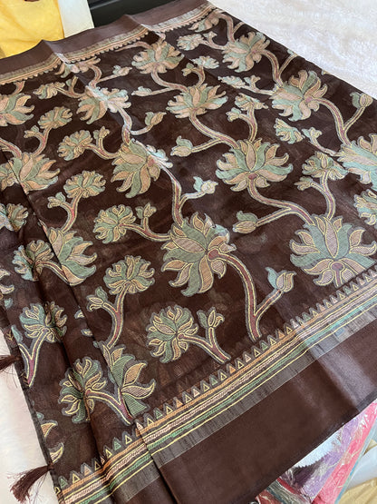 Linen chiffon