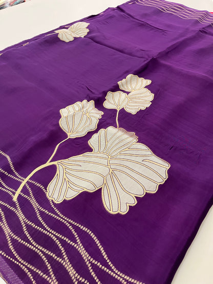 Chinnon Silk Premium Lily Green x Red-1121