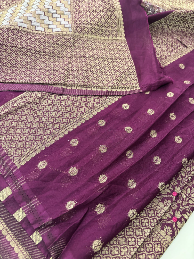 Brocade Crush Crape Georgette-J24