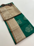 New Semi Soft silk Sarees From Kanchi in beatiful Borders -JU20