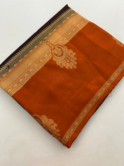 Banarasi Viscose Fancy Saree-J10