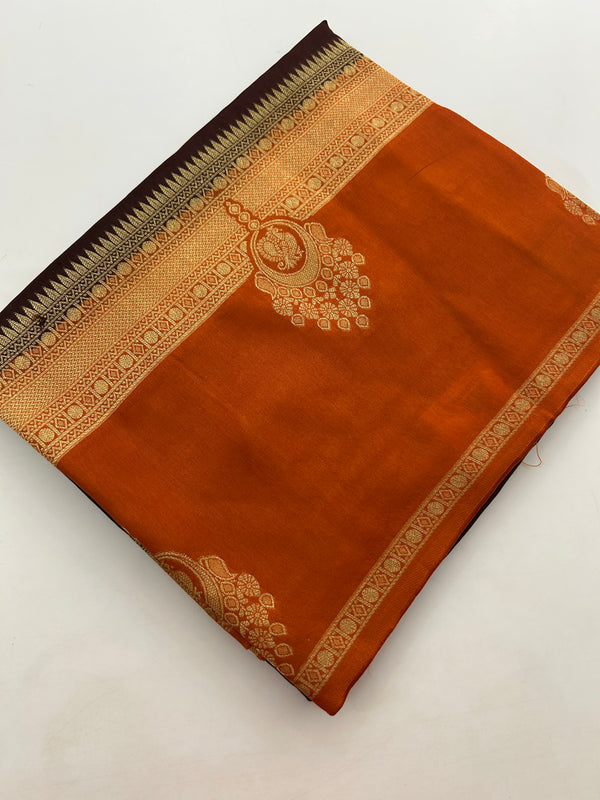 Banarasi Viscose Fancy Saree-J10