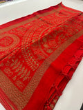 Jute Tussar Designer Sarees beautiful colour combinations🌹-AU9