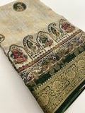 Tussar Fancy Printed -JU30