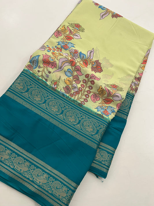 Ju10 Printed Semi Mysore Silk