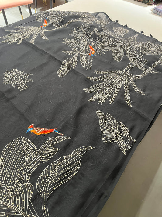 Knot Work Designer Saree