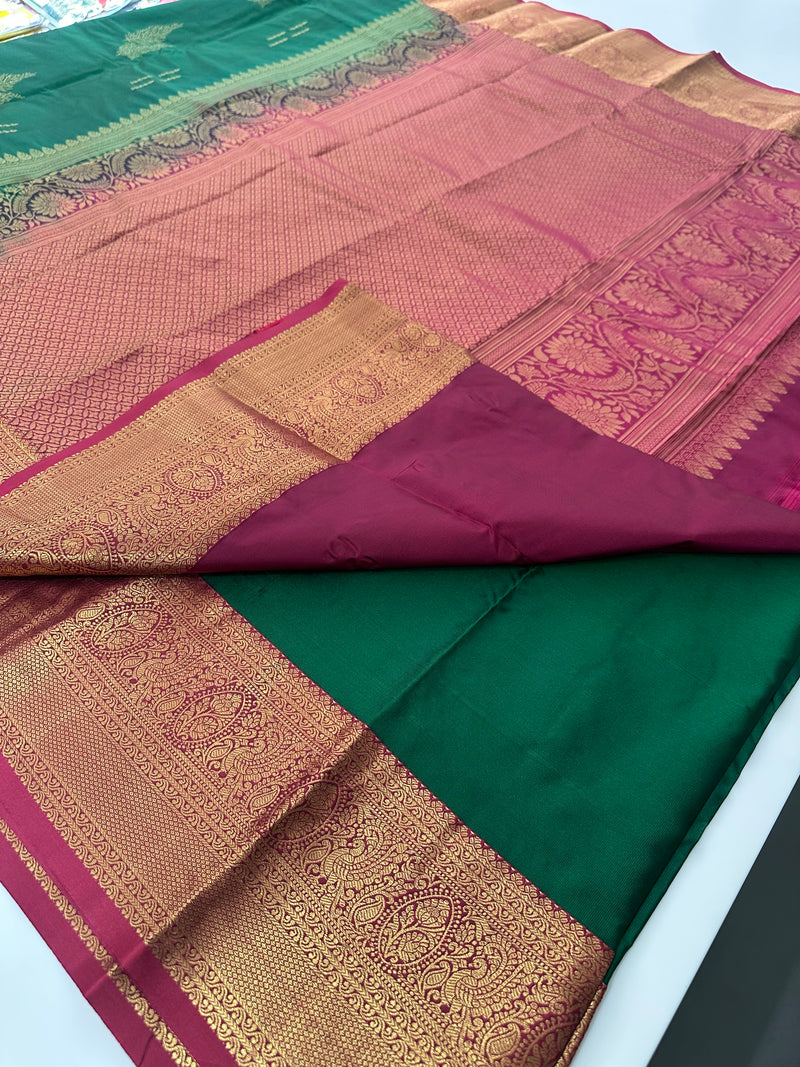 Semi Kanchi Silk Saree-J30