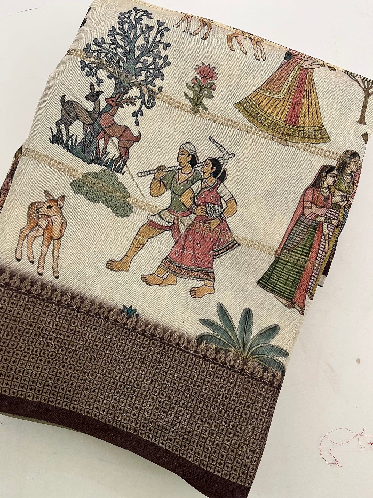 2410 ✨✨ KALAMKARI TUSSAR PRINTED✨✨