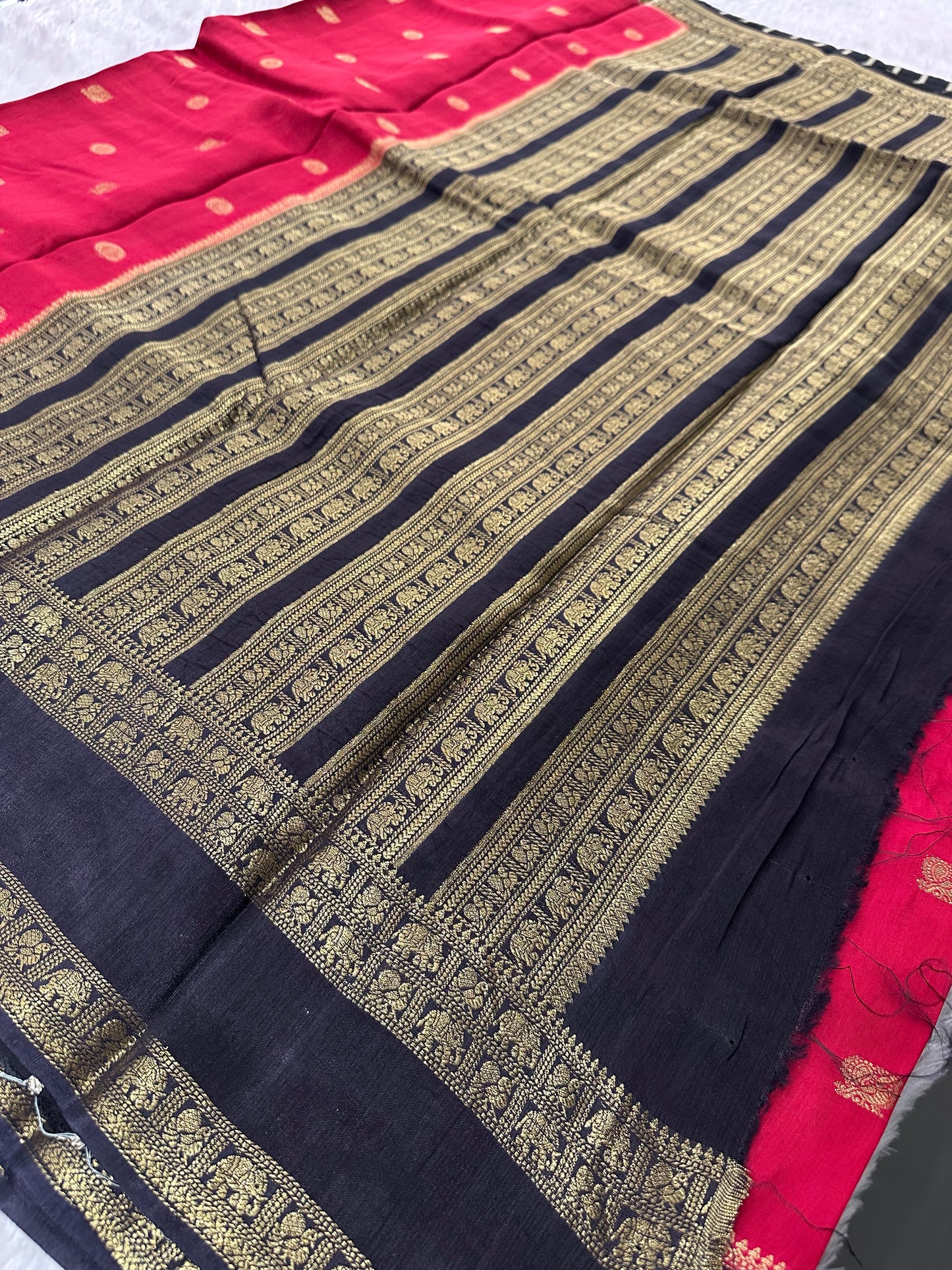Tussar Viscose Fancy Saree-M19