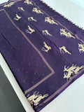 Premium Tussar Work Gold weaving BUTTAS -M25