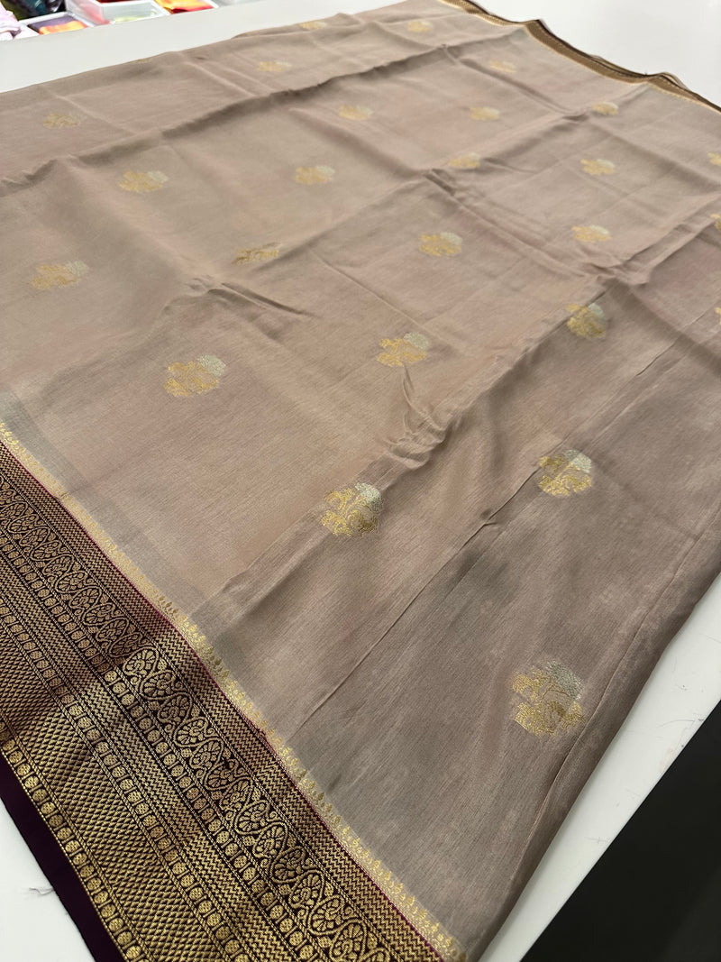 Premium Tussar Fancy Saree -AU6