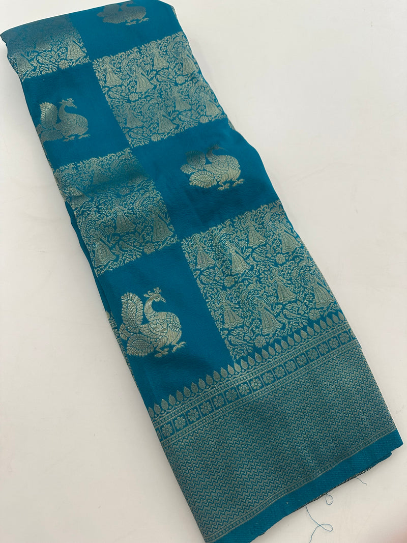 Banarsi Crape Silk-J29