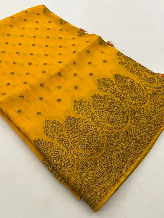 Designer jute silk