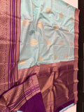 Semi Kanchi Silk Saree-JU31