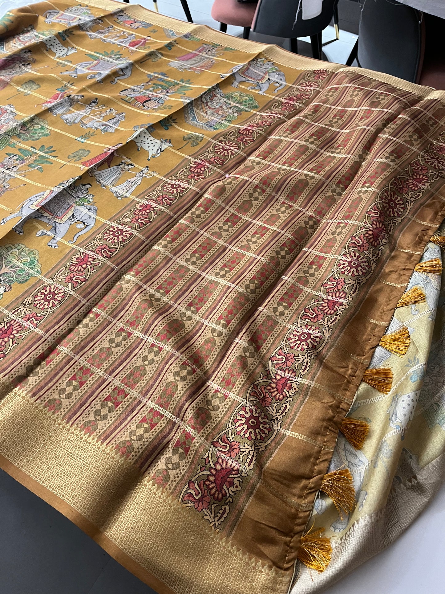 199 Kalamkari Chiffon