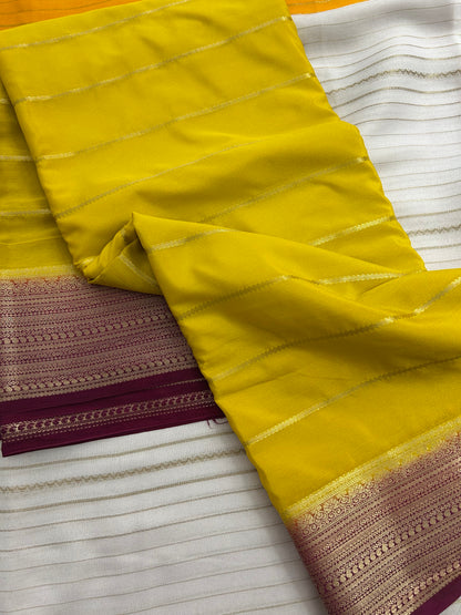 Semi crepe silk sarees-191
