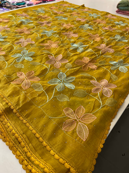 Soft Organza Saree-F4