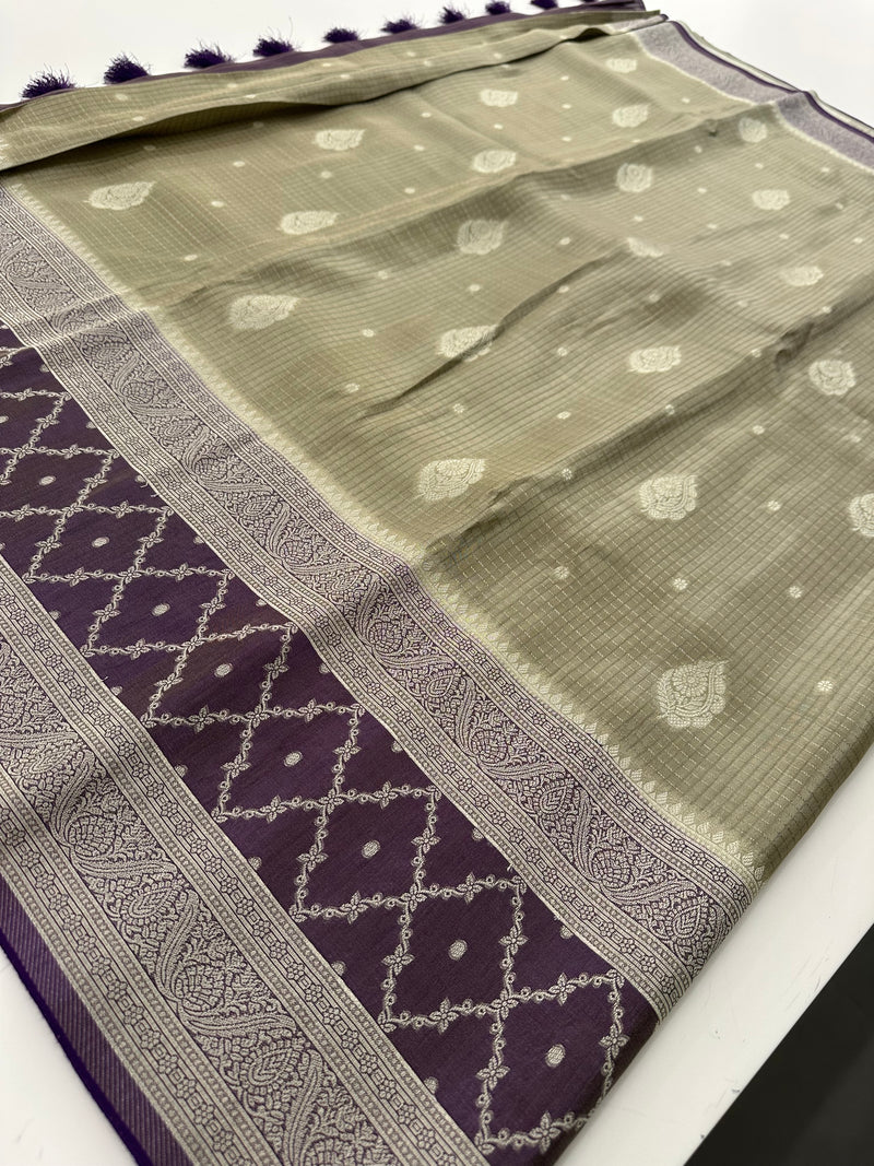 Crape Viscose Fancy Sarees-AU4