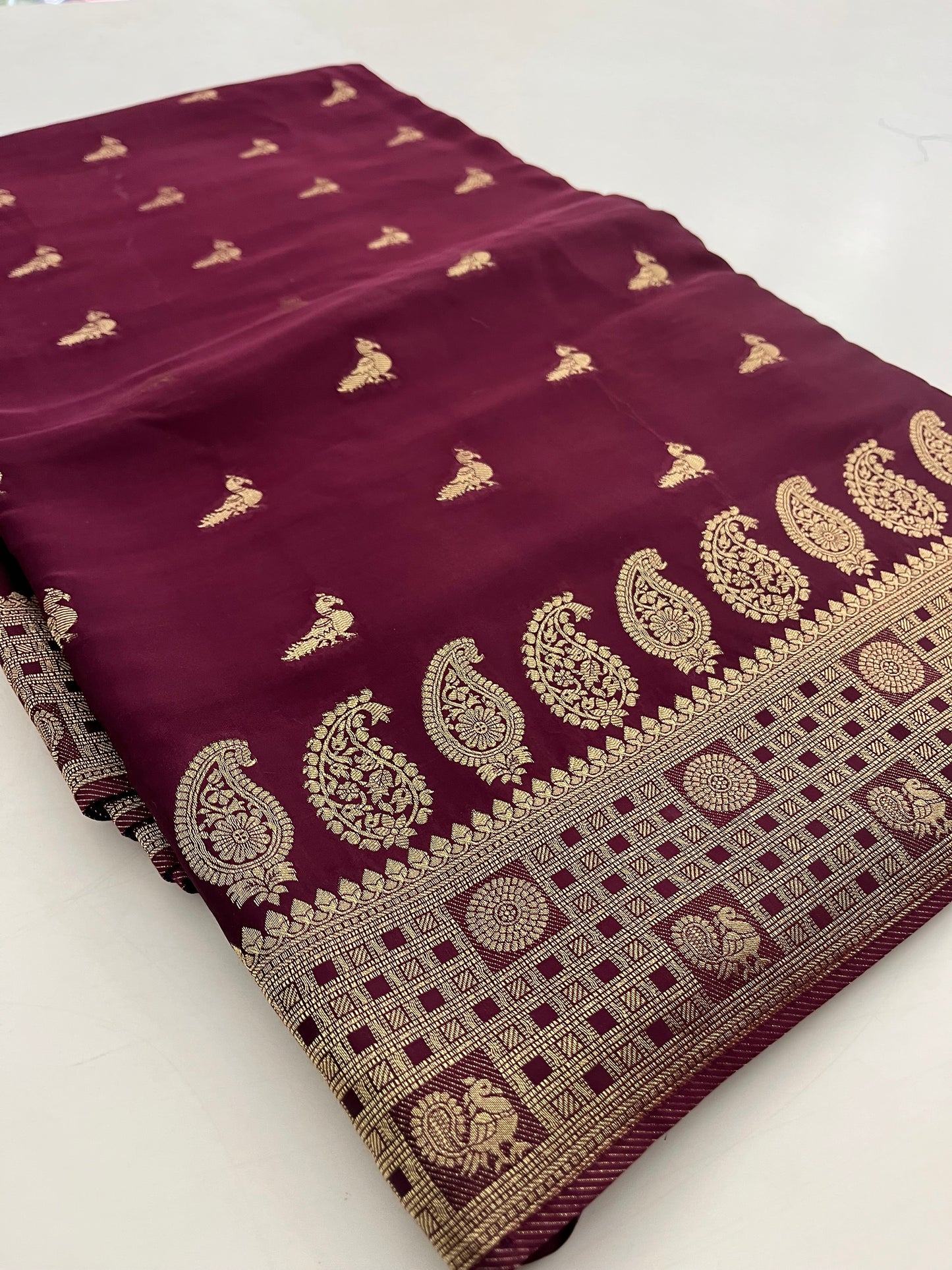 Pure Banarsi Satin Silk
