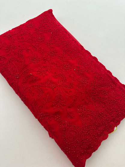 Georgette Fancy Saree-J12