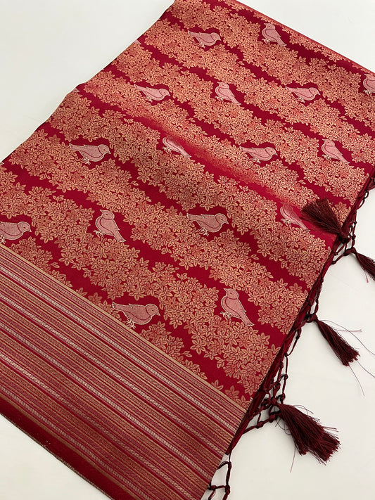 Crepe Brocade Banarasi