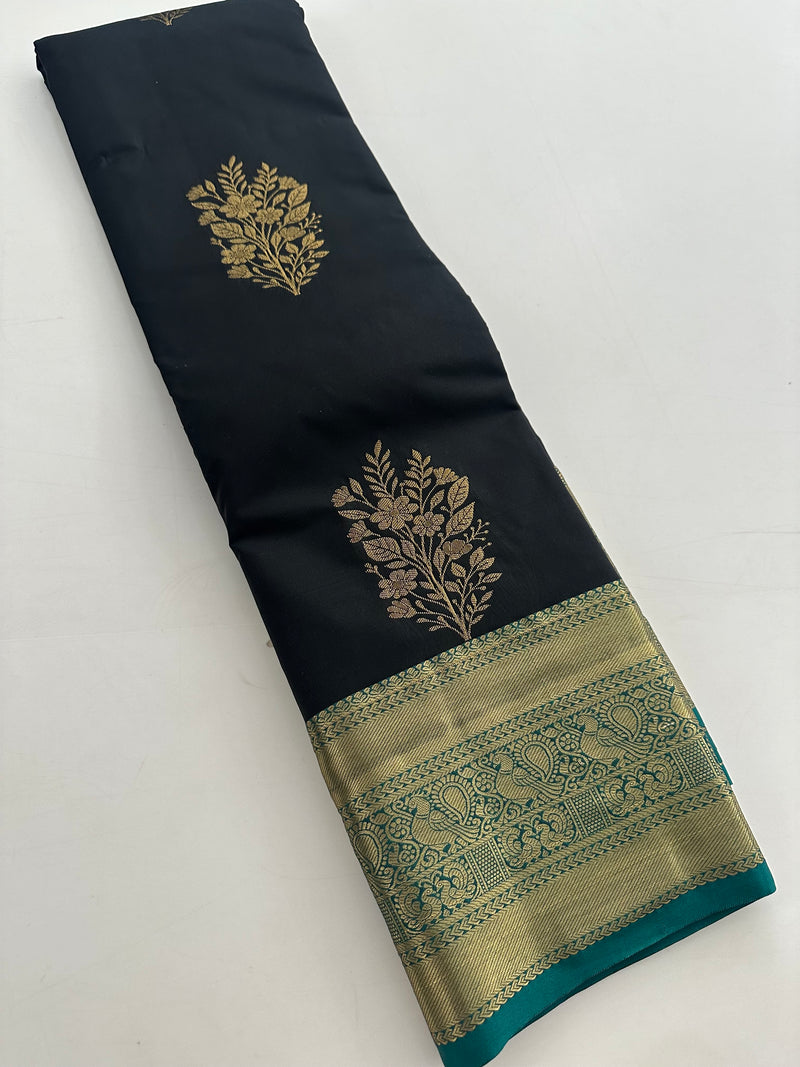 Semi Kanchi Silk Saree-J22