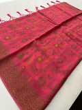 Premium Jute Tussar Fancy Saree-J9