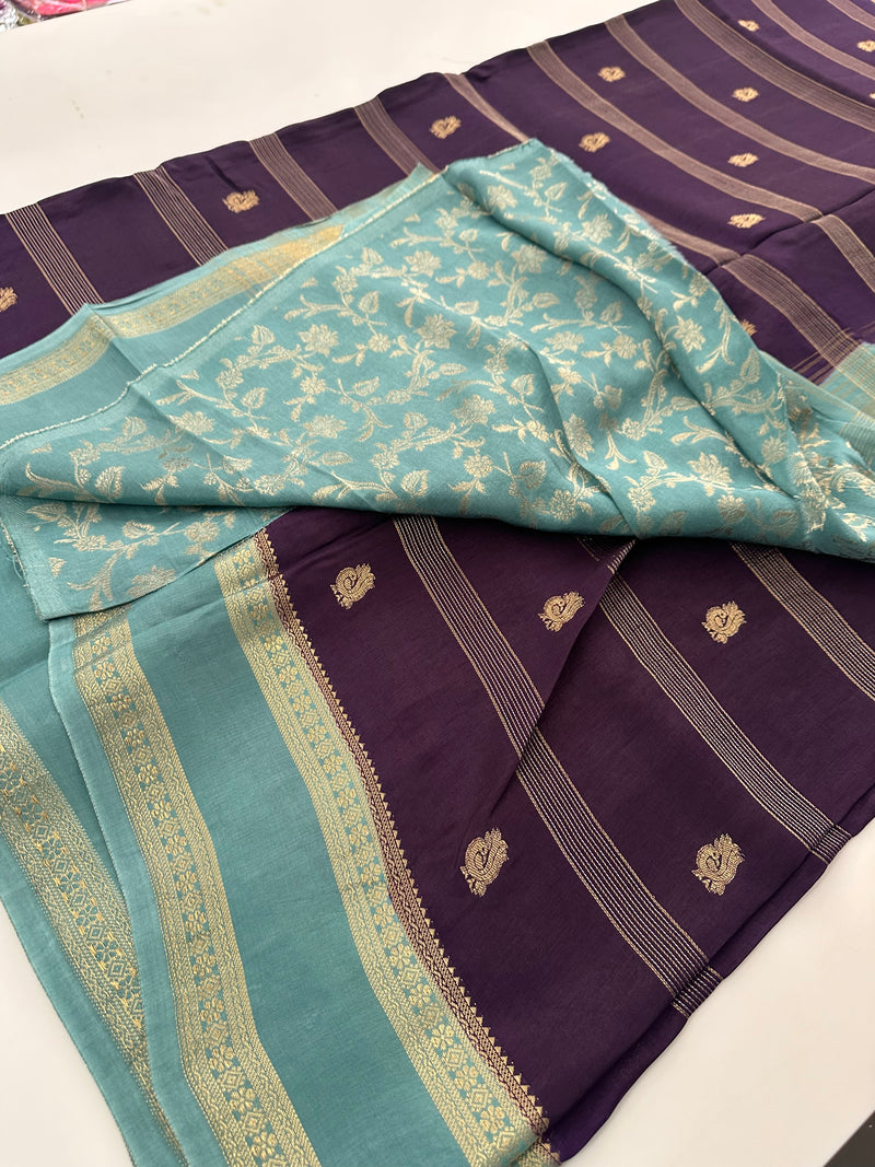 Banarsi Viscose Fancy Saree-J20