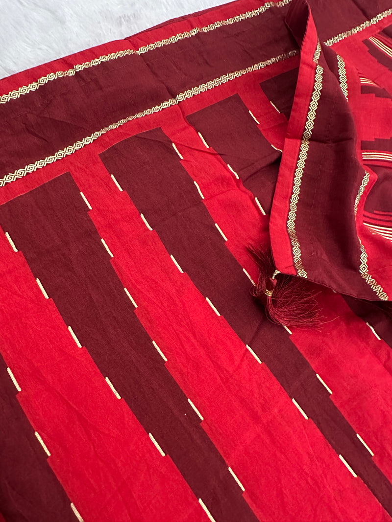 Pichwai Silk Printed-JU3
