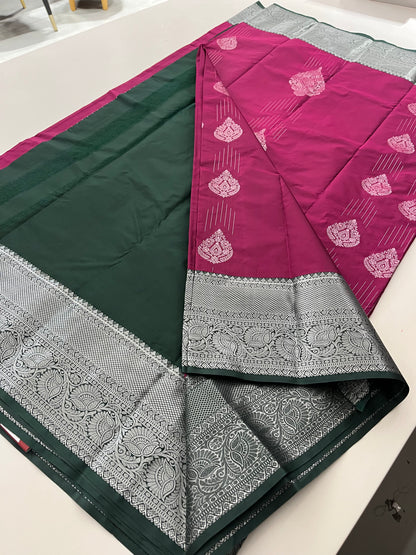 3012 SEMI SILK SAREES