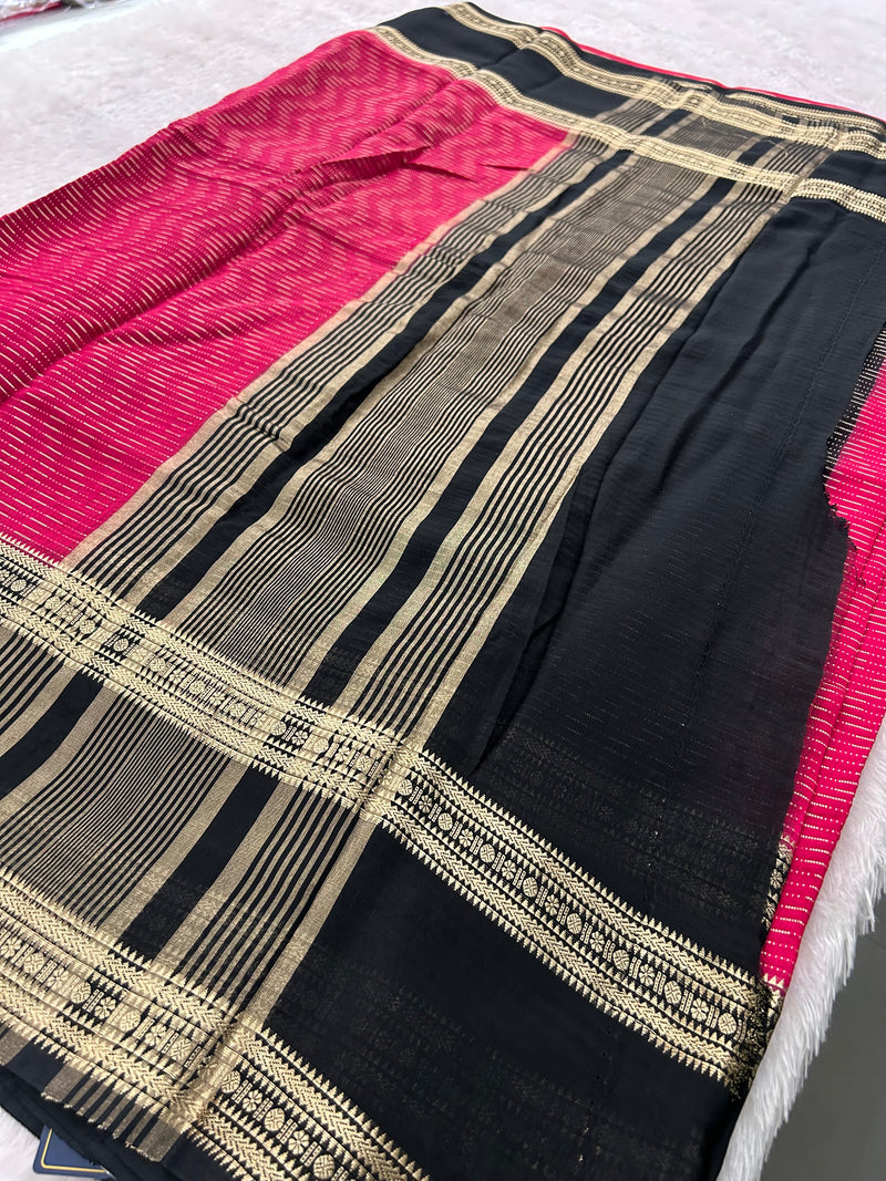 Assam Silk Fancy Saree-(JU2)