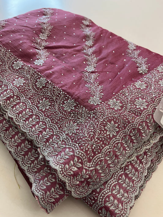 Tussar Work fancy saree-1016
