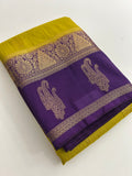 Semi Mysore Silk Saree-JU31