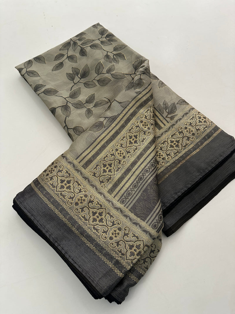 Brosso Fancy Leaf Printed-J18