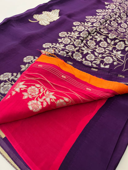 Chinnon Silk Premium Lily Green x Red-1121