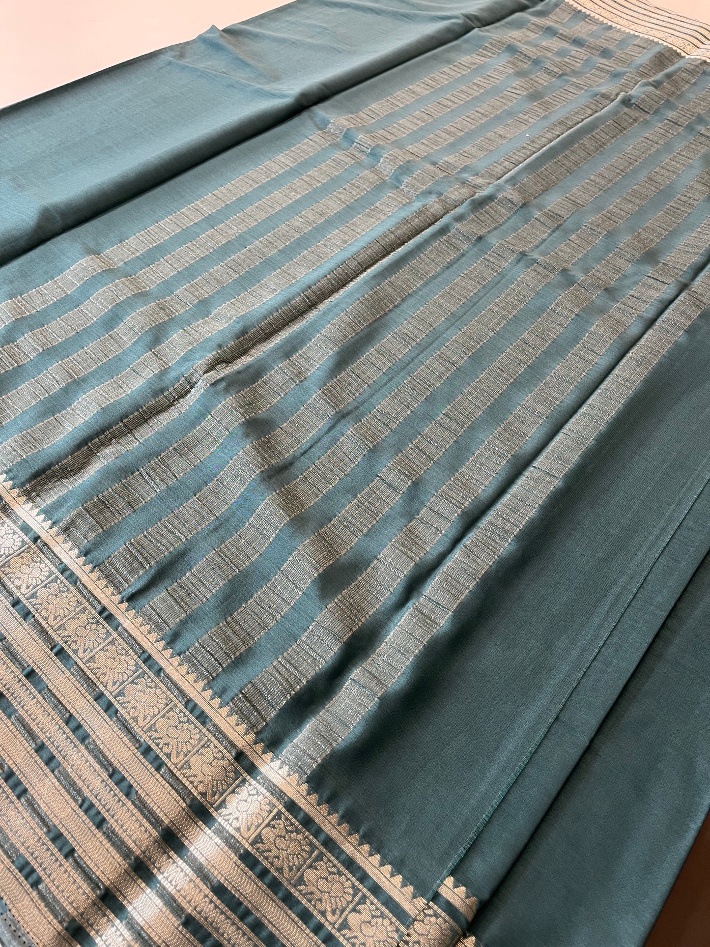Semi Mysore silk premium