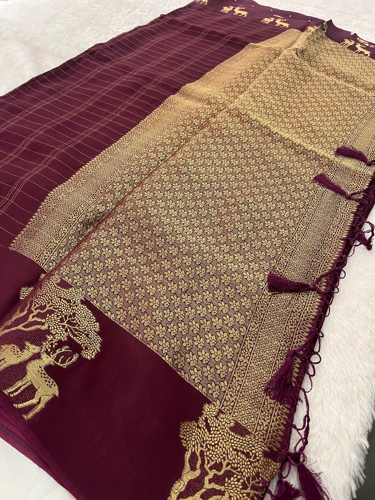 Banarsi Crape Silk-M9