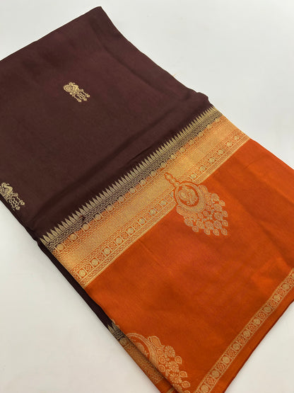 Banarasi Viscose Fancy Saree-J10
