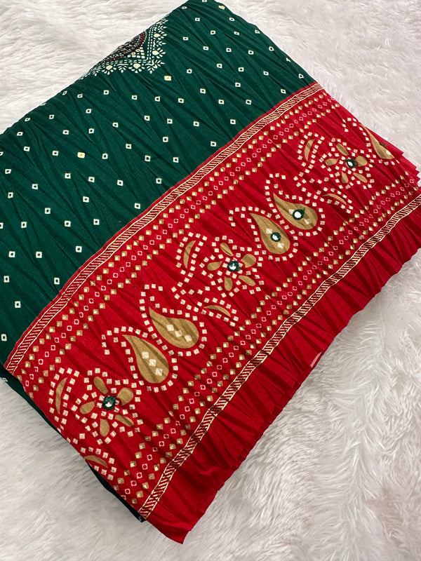Crush Patola Fancy Saree-JU5