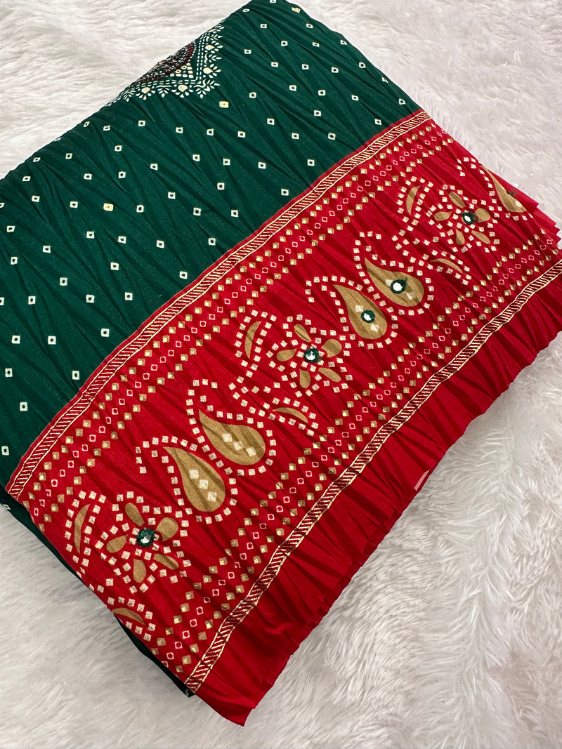 Crush Patola Fancy Saree-JU5