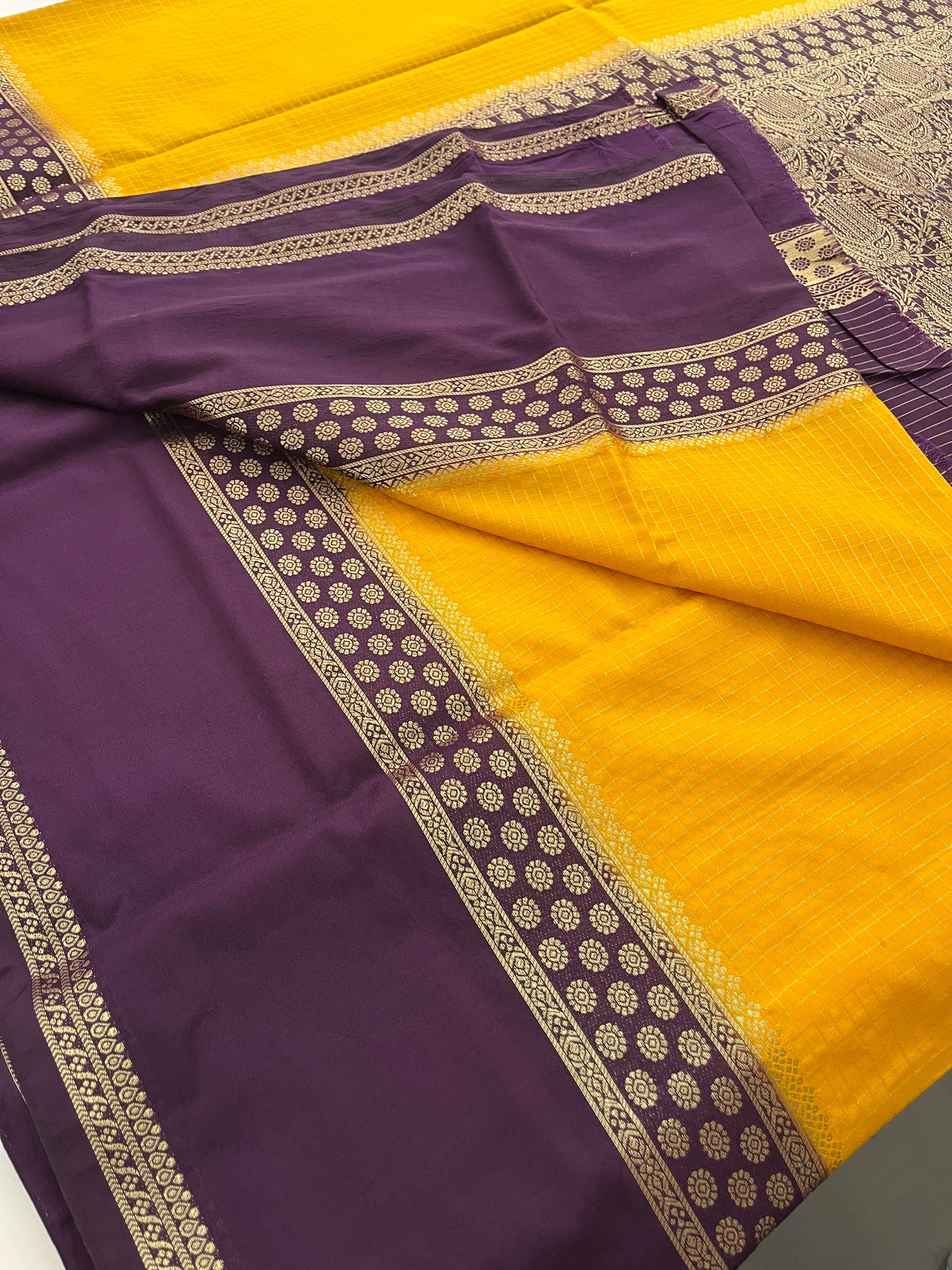 Designer crape silk
