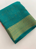Pure 120GSM Mysore Crape Silk Sarees🌹 Silk Mark Certified 🦋
Comes in Golden Zari in Half Brocade Half Plaim Concept🌹-JU31