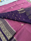 Cut Dana Work Border Chinnon Saree -AU6